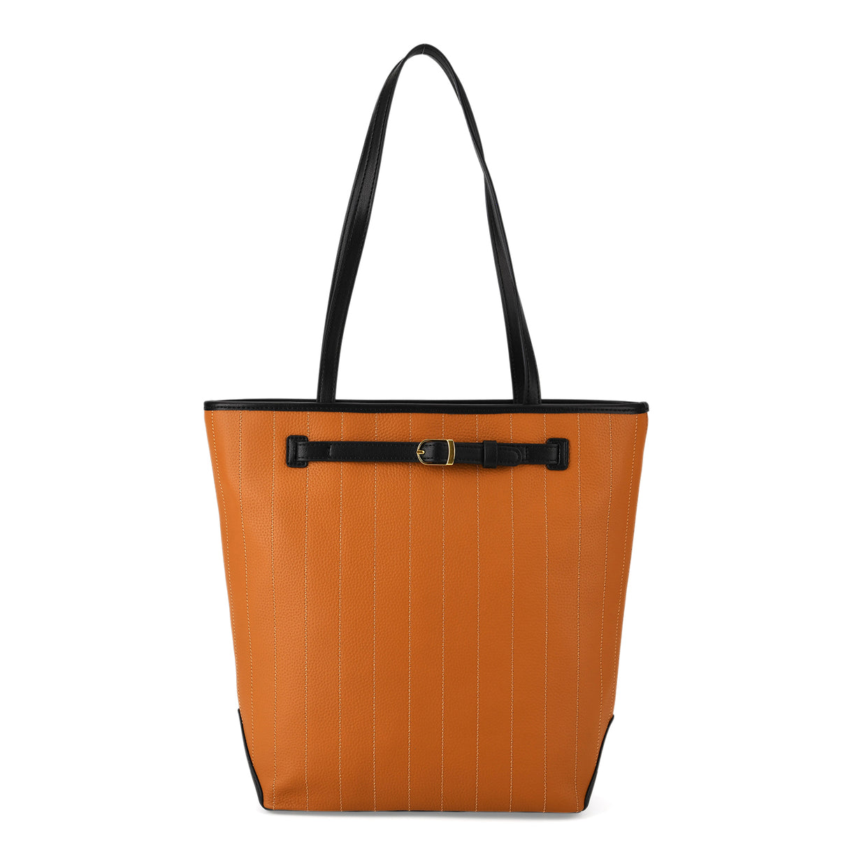 Genuine Leather Tote Bag with Handle Drop (27cm) - Tan 8380649 0