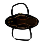 Genuine Leather Tote Bag with Handle Drop (27cm) - Tan_8380649_5