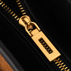 Genuine Leather Tote Bag with Handle Drop (27cm) - Tan_8380649_6