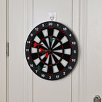 Family Safety Soft Tip Dartboard Set with Support Stand & 6 Darts (42 x 42cm)_8380931_1