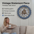 Clock (Size - One Size) - Blue & Black