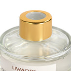 Livmore Set of 2 Velvet & Oudh Reed Diffuser with 4 Natural Reed Sticks - 100ml_8381126_5