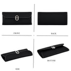 Genuine Leather RFID Protected Slimline Clutch - Black_8411737_4