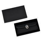Genuine Leather RFID Protected Slimline Clutch - Black_8411737_6