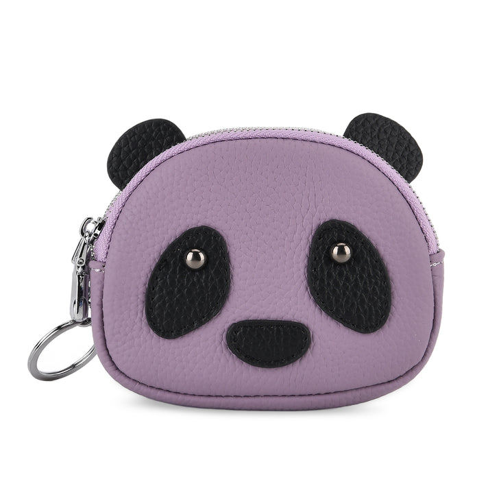 Genuine Leather Panda Pattern Wallet - Yellow 8411772 1