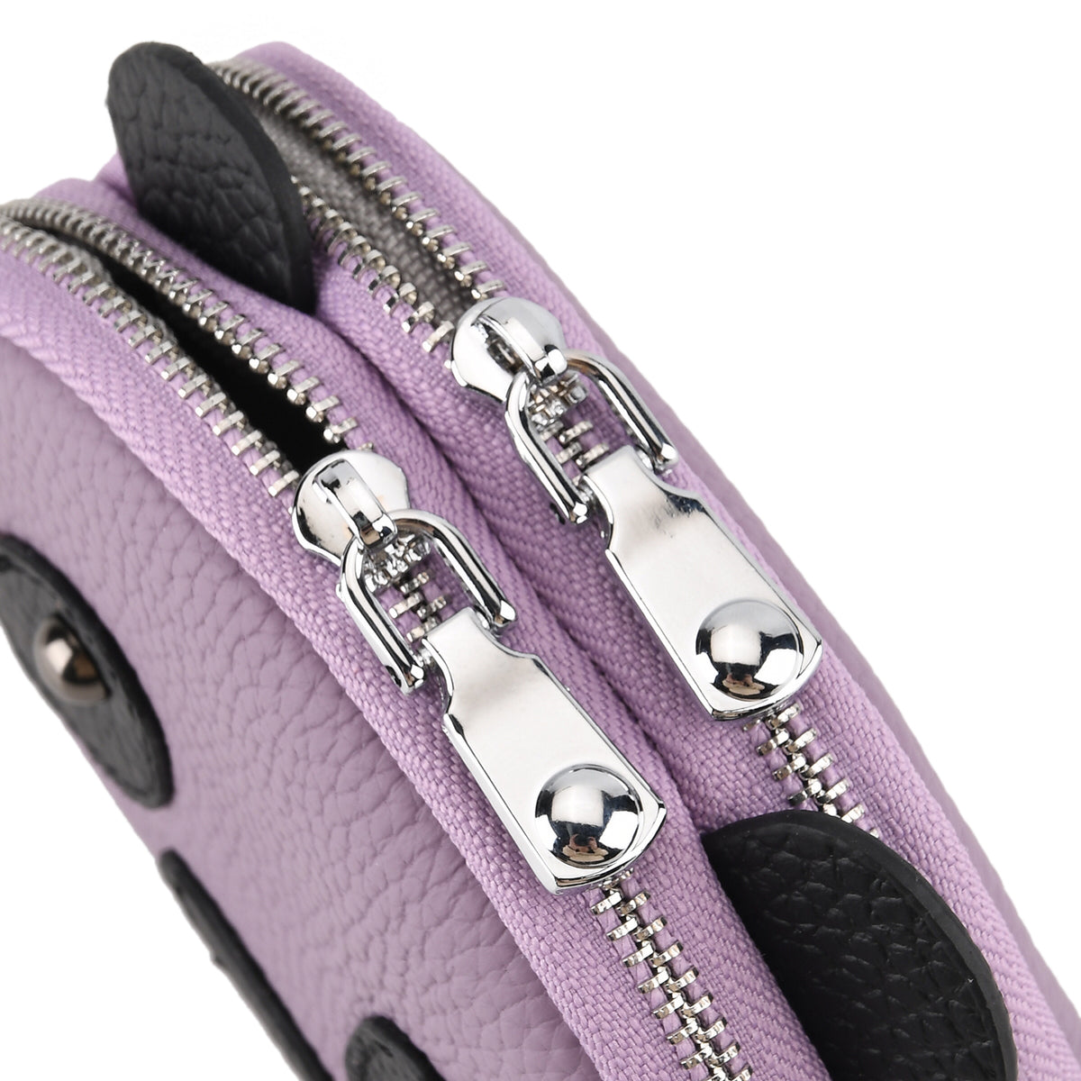 Genuine Leather Panda Pattern Wallet - Purple 8411773 7