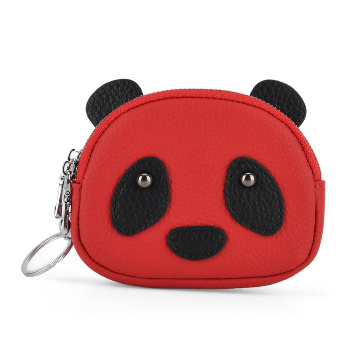 Genuine Leather Panda Pattern Wallet - Yellow 8411772 1
