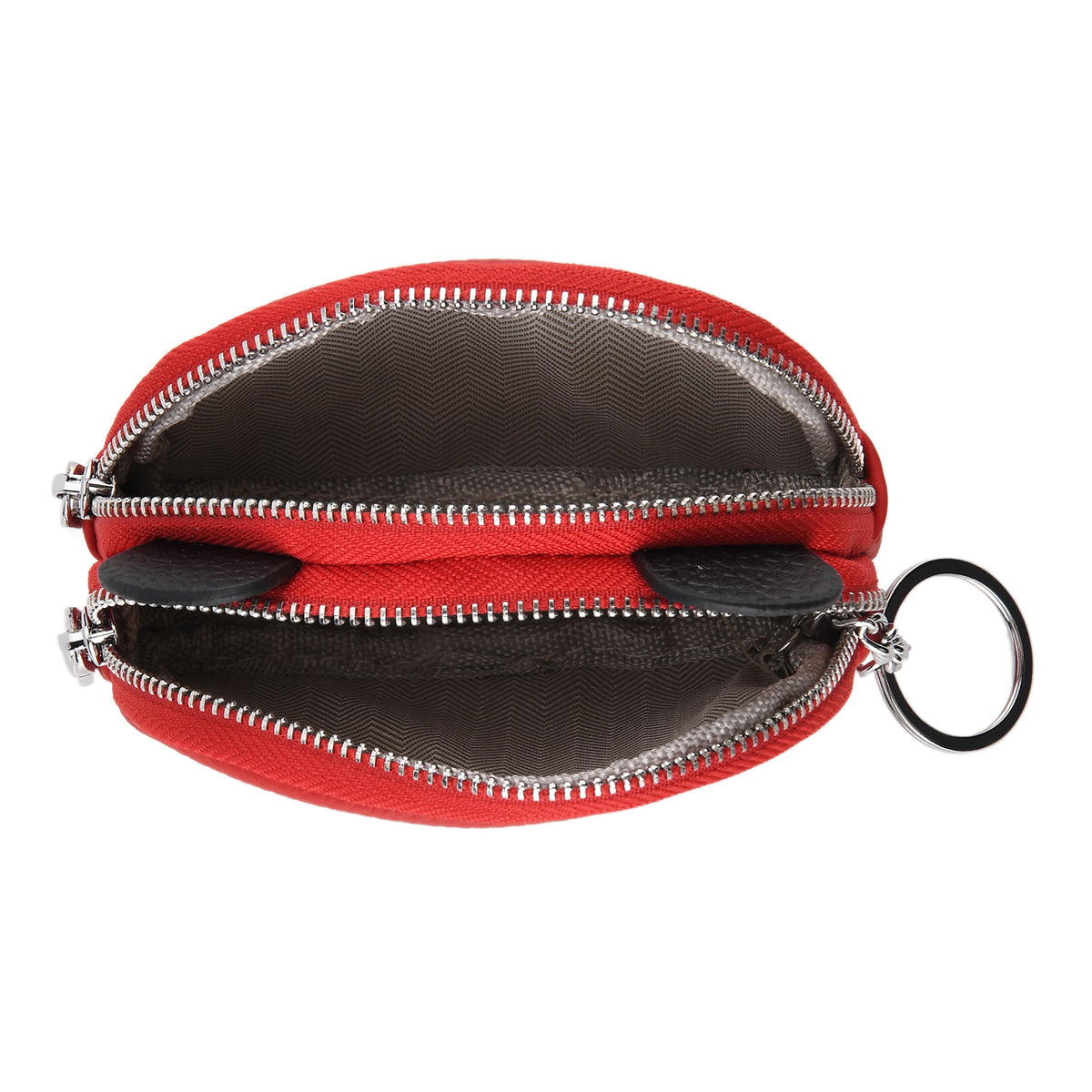 Genuine Leather Panda Pattern Wallet - Red V32519678 6