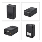 Portable Smart Air Pump - 4000mAh Rechargeable Tyre Inflator, 150 PSI Cordless Electric Pump with Power Bank Function - Black_8411811_9