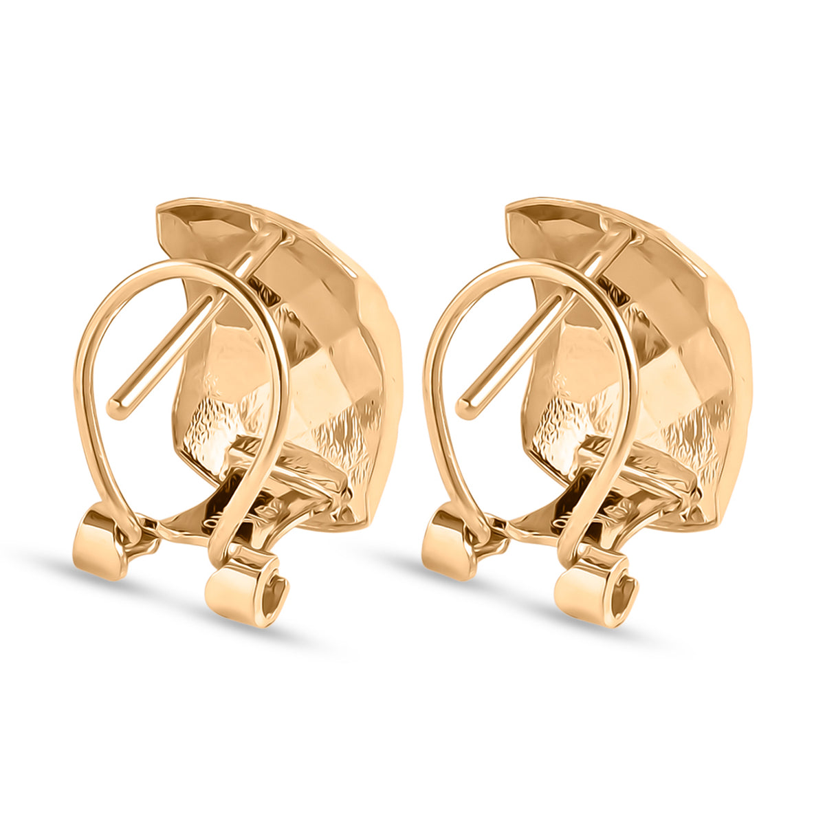 9K Yellow Gold Earring with French Clip V32512638 5