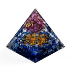 Handcrafted Crystal Pyramid Ornament (6cm) -  Blue_8412051_3
