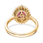 D'Joy Rhodolite Garnet & White Zircon Halo Ring in 18K Vermeil Yellow Gold Plated Sterling Silver 3.00 Ct._8412086_4