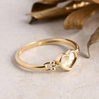 Close Out Deal- Royal Bali 9K Yellow Gold Heart Ring_8412112_2