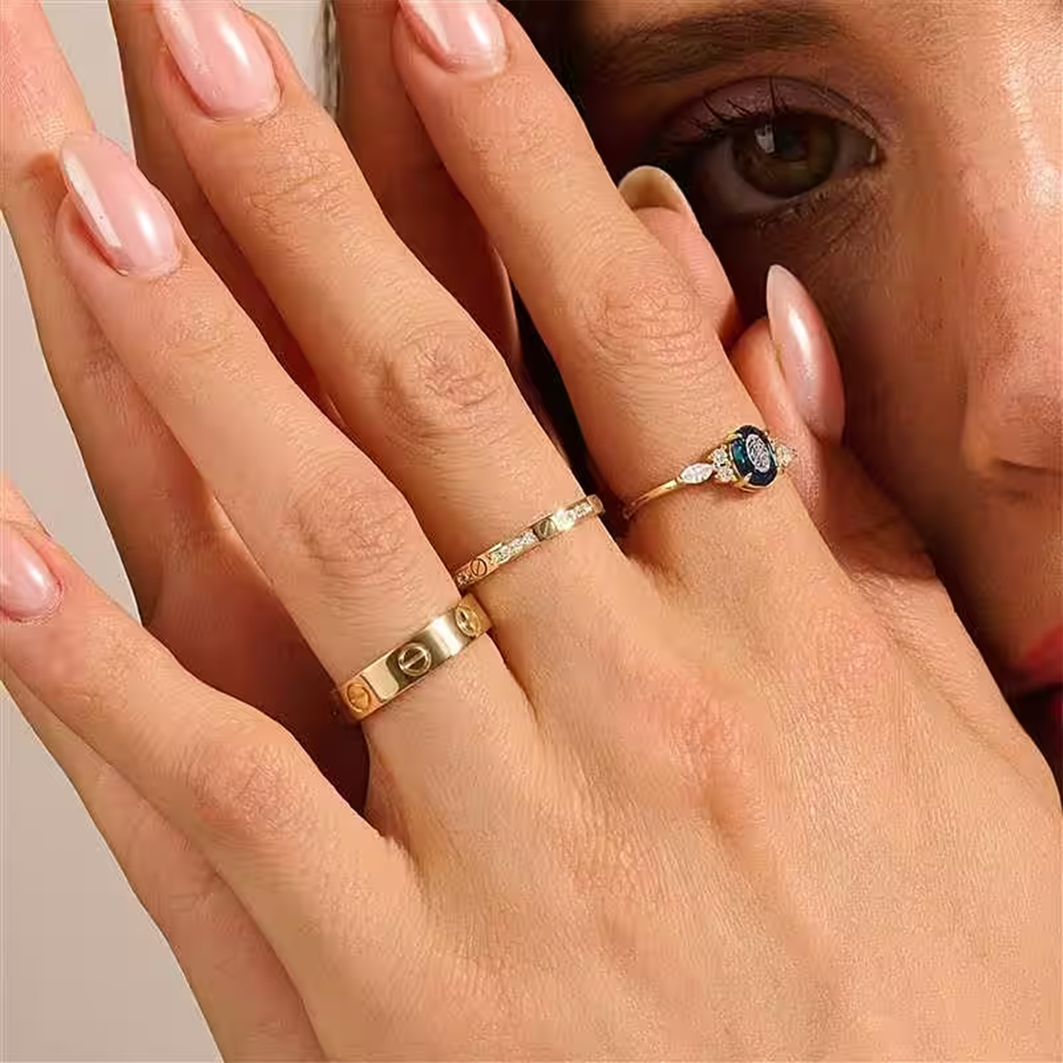 Royal Bali Collection - Designer Inspired- 9K Yellow Gold Screw Band Ring 8412121 3