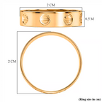 Royal Bali Collection - Designer Inspired- 9K Yellow Gold Screw Band Ring_8412121_7