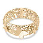 Royal Bali Collection - 9K Yellow Gold Filigree Butterfly Ring_8412231