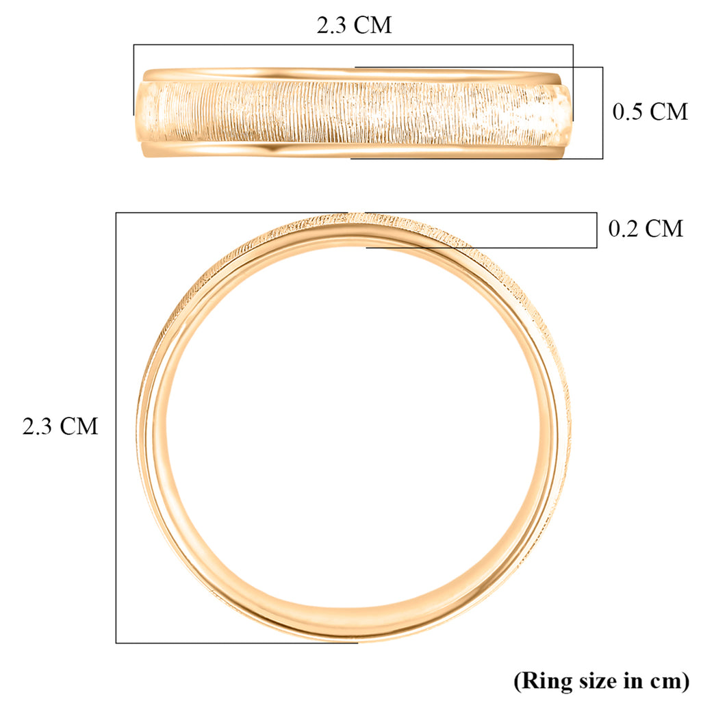 Designer Closeout - 9K Yellow Gold Diamond Cut Band Ring_8412256_5