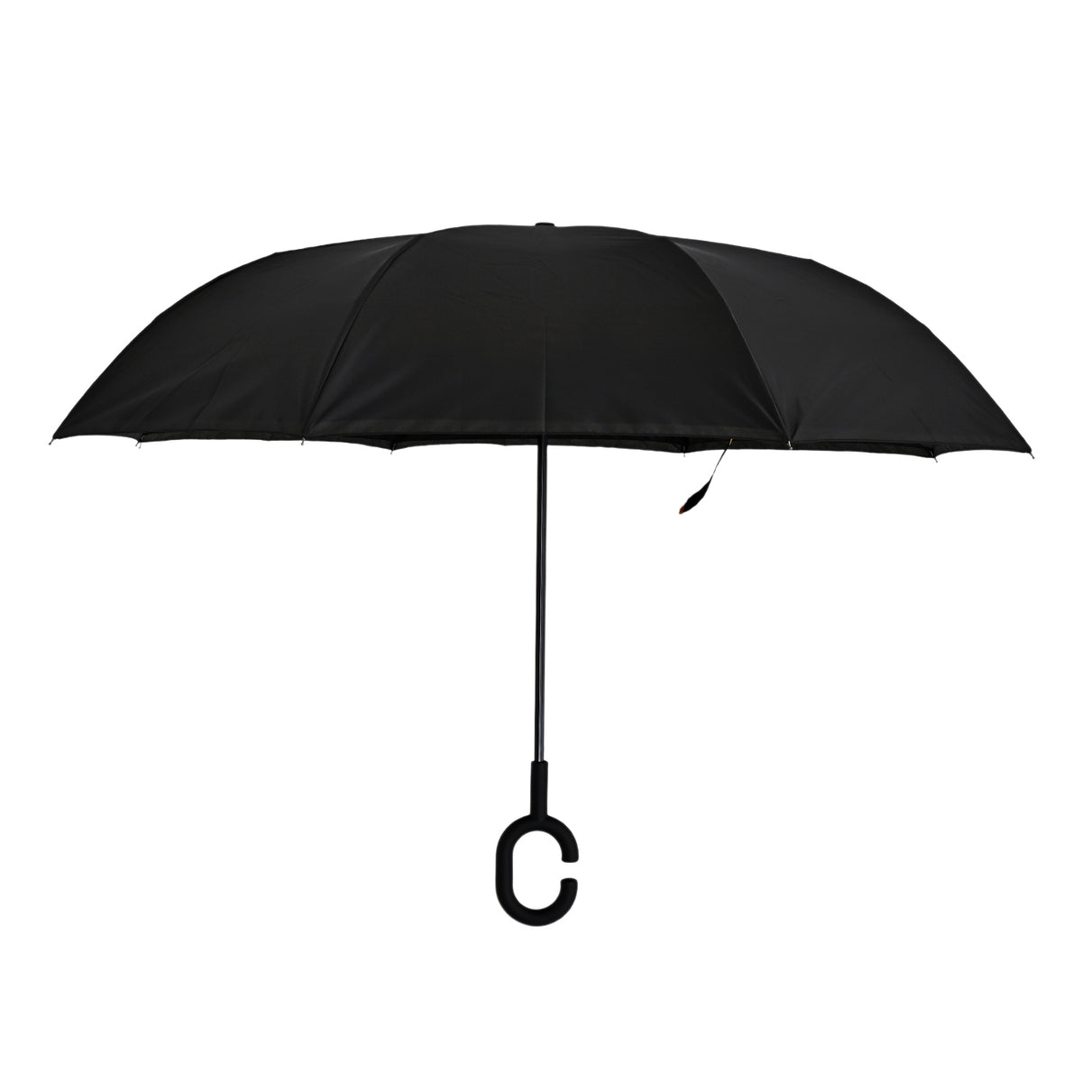 Double Layer Inverted Windproof Manual Open Stick Reverse Umbrella - Yellow &amp; Black V32519445 3