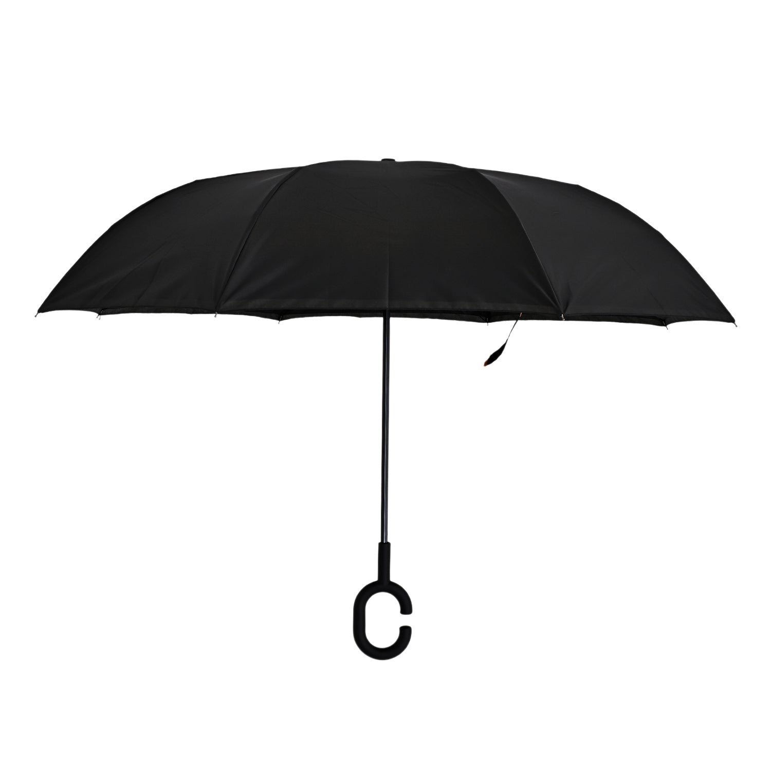 Double Layer Inverted Windproof Manual Open Stick Reverse Umbrella - Yellow &amp; Black V32519445 3