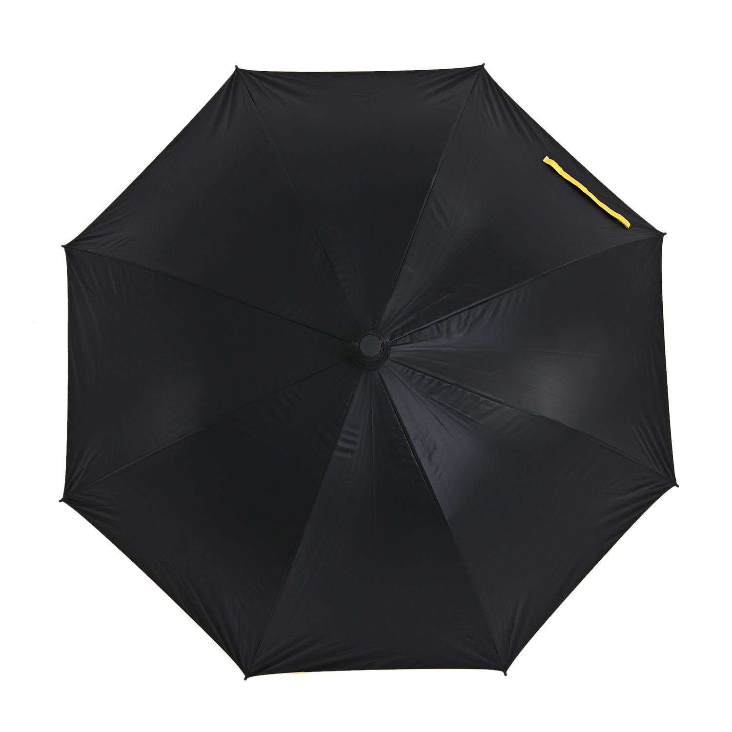 Push Button Open Umbrella with Protective Extendable Cover - Yellow &amp; Black V32514333 5