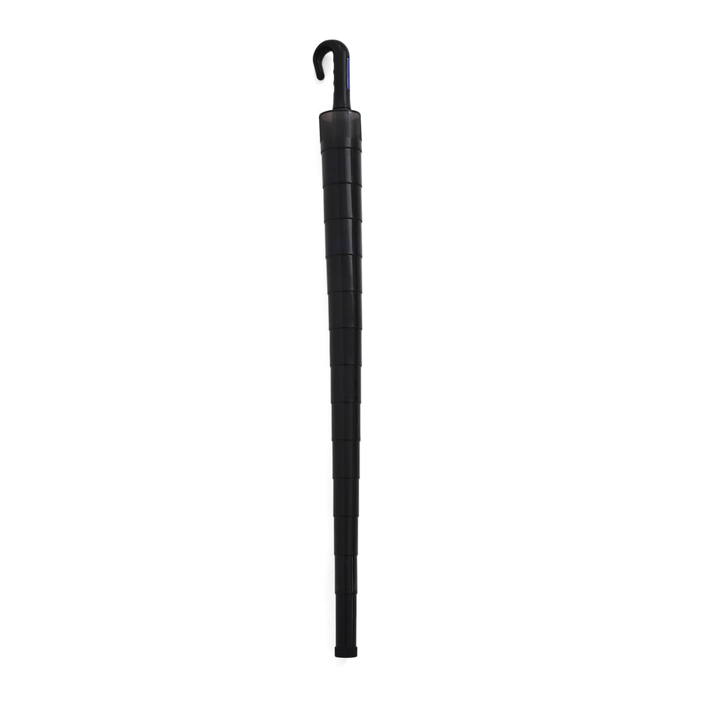Double Layer Inverted Manual Open Stick Reverse Umbrella - Blue & Black_8413559