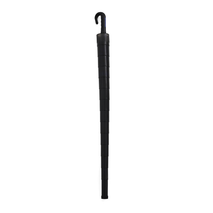 Double Layer Inverted Manual Open Stick Reverse Umbrella - Blue &amp; Black 8413559 1