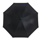 Double Layer Inverted Manual Open Stick Reverse Umbrella - Blue & Black_8413559_5