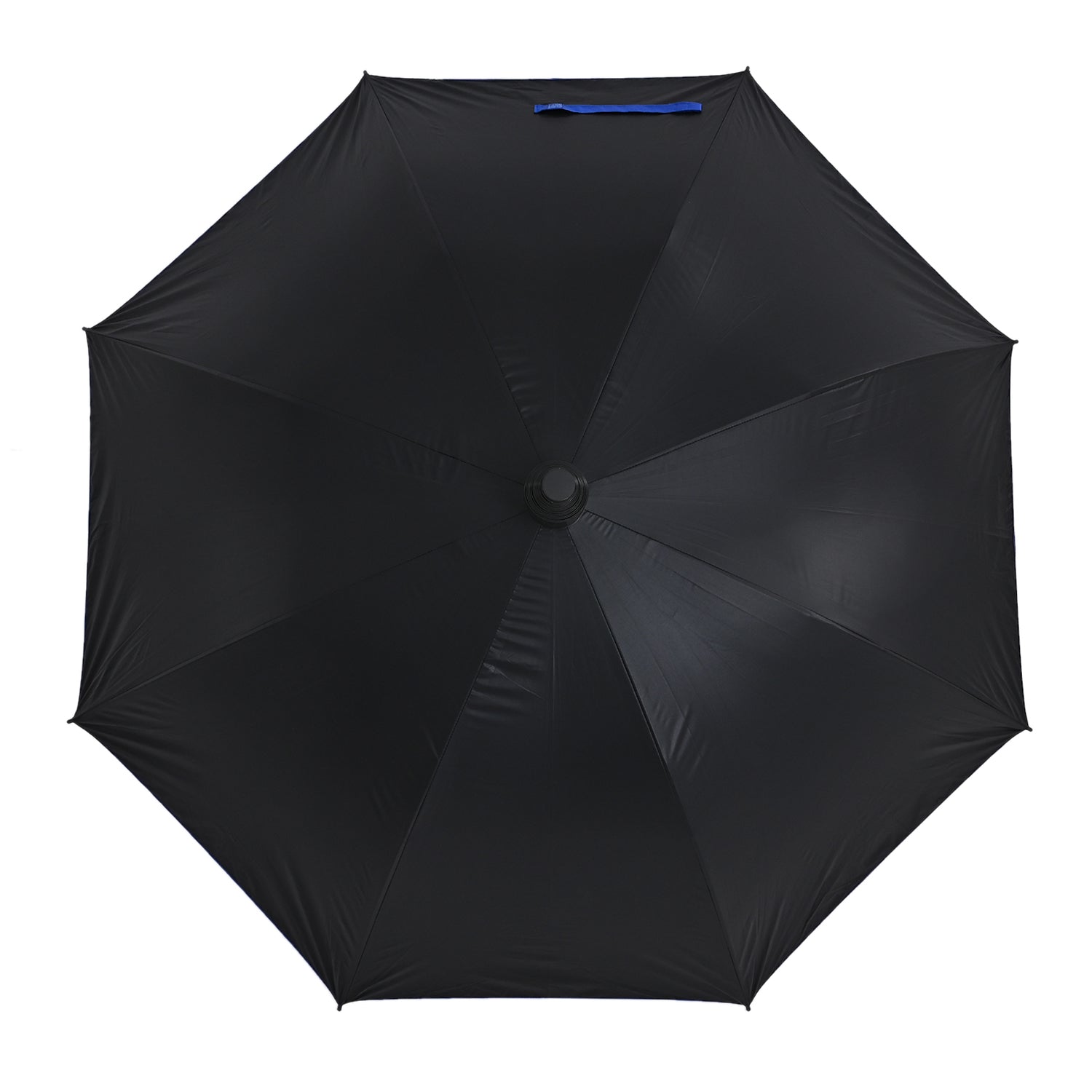 Double Layer Inverted Manual Open Stick Reverse Umbrella - Blue &amp; Black V32527129 5