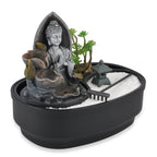 Buddha with Bonsai Tree USB Indoor Tabletop Zen Water Fountain (27.5 x 19 x 21 cm) - Black_8413630_5