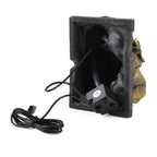 Pottery Jug and Elephant USB Indoor Tabletop Water Fountain (21.3 x 16.8 x 24.5 cm) - Black_8413663_7