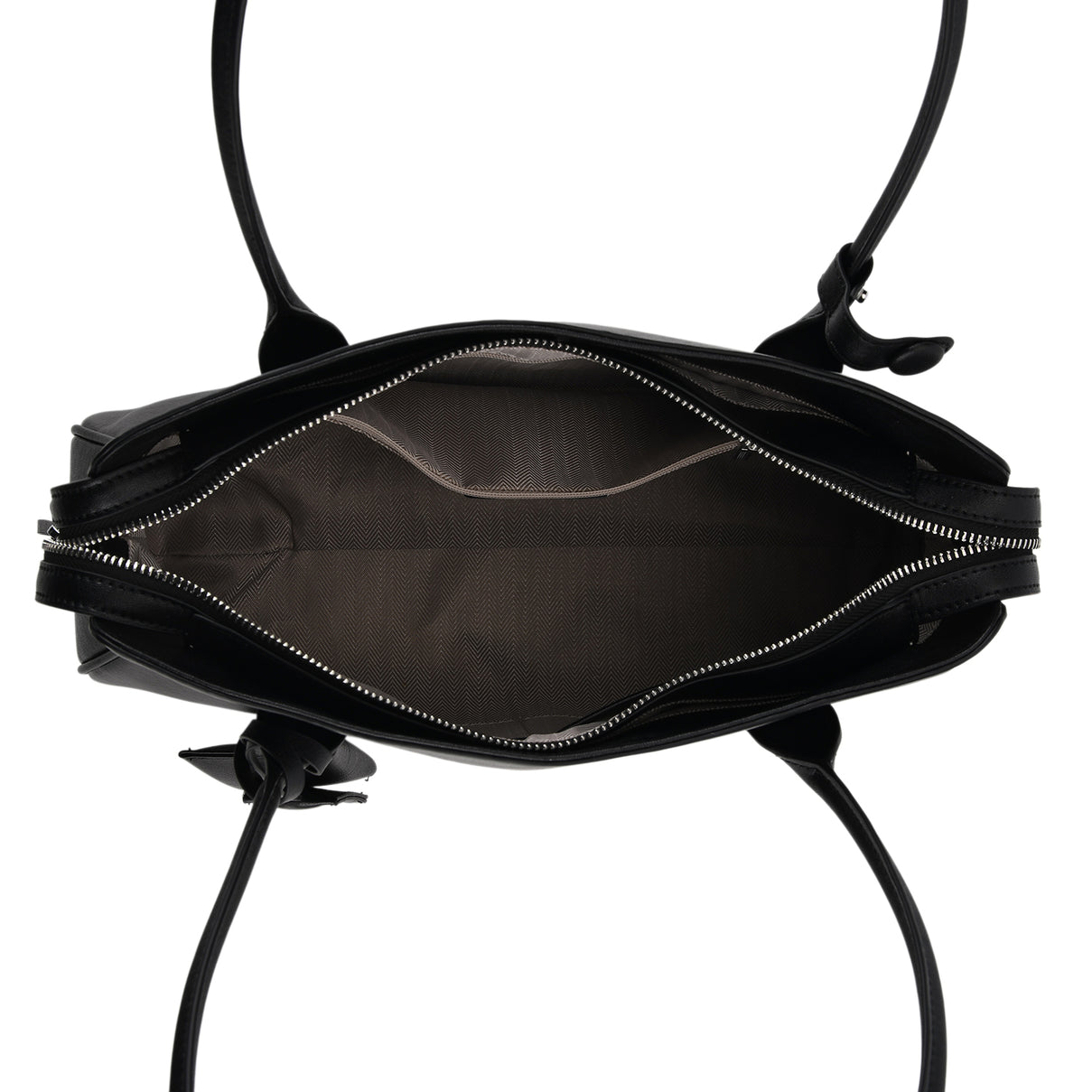 Designer Inspired - Genuine Leather Everyday Shoulder Tote Bag - Black 8413779 6
