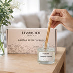 Livmore Set of 2 Frangipani Fragrance Diffuser with 4 Reed Sticks - 100ml_8414004_1