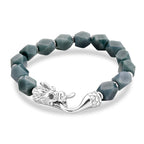 Tucson Preview- Natural Type A Jadeite Bracelet (Size - 7) with Dragon Lock 140.00 Ct._8414779