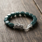 Tucson Preview- Natural Type A Jadeite Bracelet (Size - 7) with Dragon Lock 140.00 Ct._8414779_1