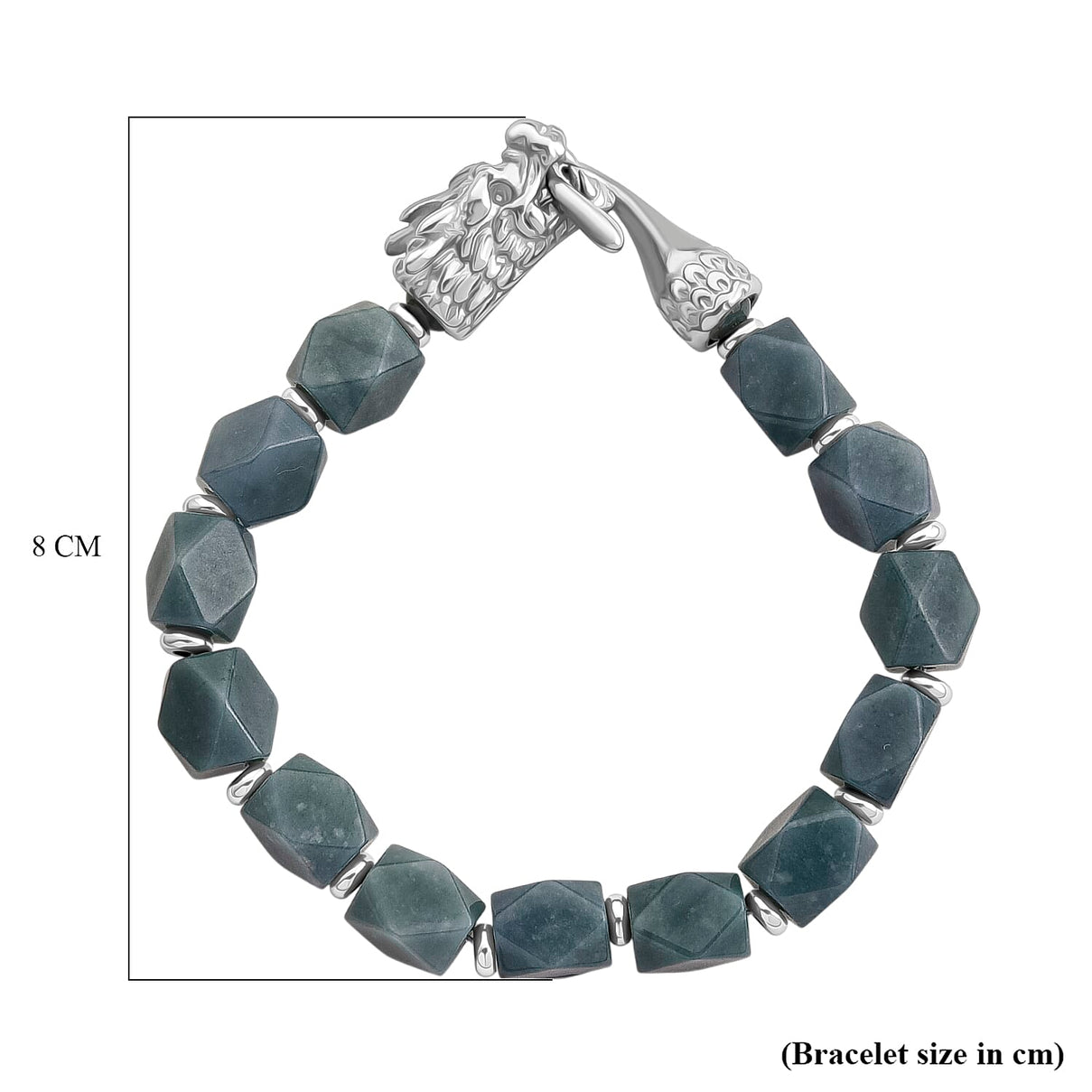 Tucson Preview- Natural Type A Jadeite Bracelet (Size - 7) with Dragon Lock 140.00 Ct. V32521736 6