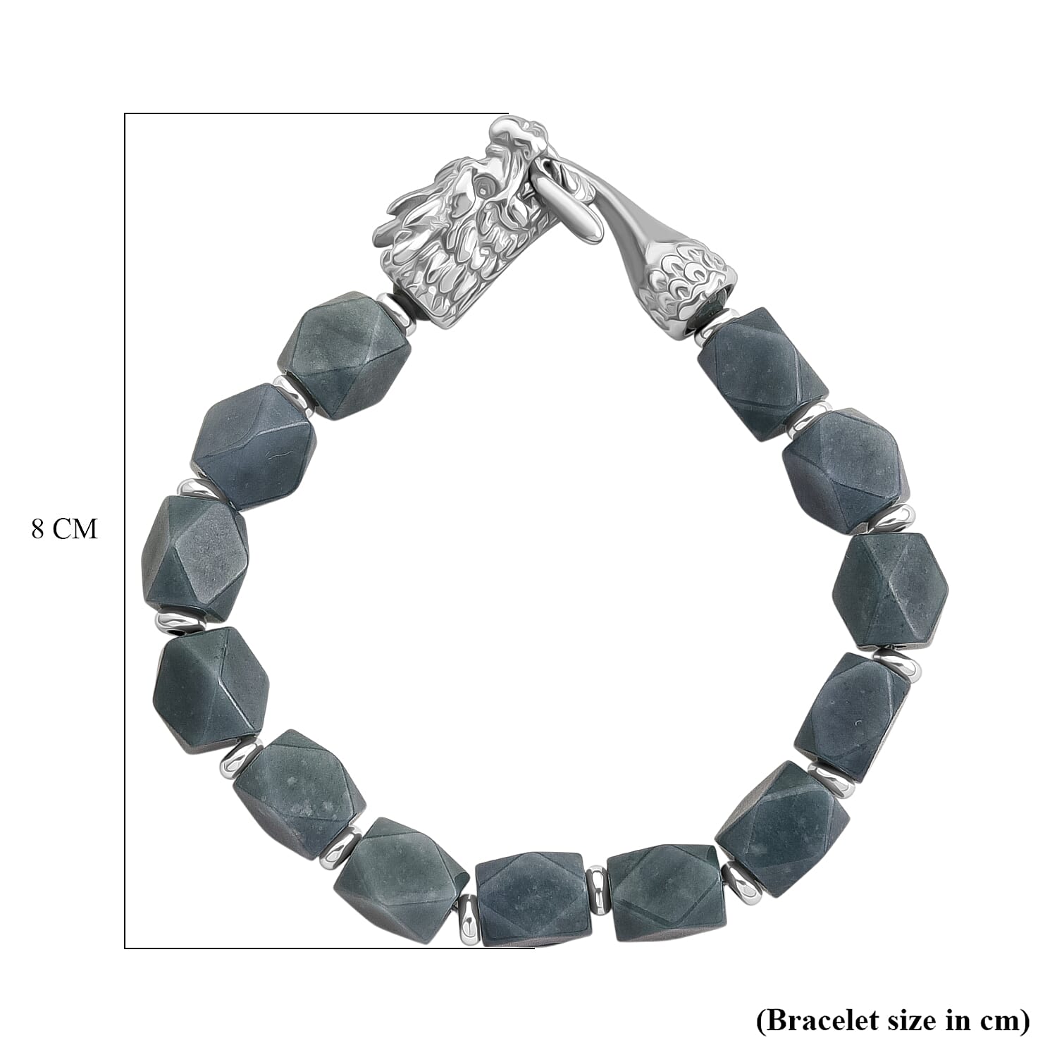 Tucson Preview- Natural Type A Jadeite Bracelet (Size - 7) with Dragon Lock 140.00 Ct. V32521736 6