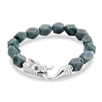 Tucson Preview- Natural Type A Jadeite Bracelet (Size - 7.5) with Dragon Lock 140.00 Ct._8414780