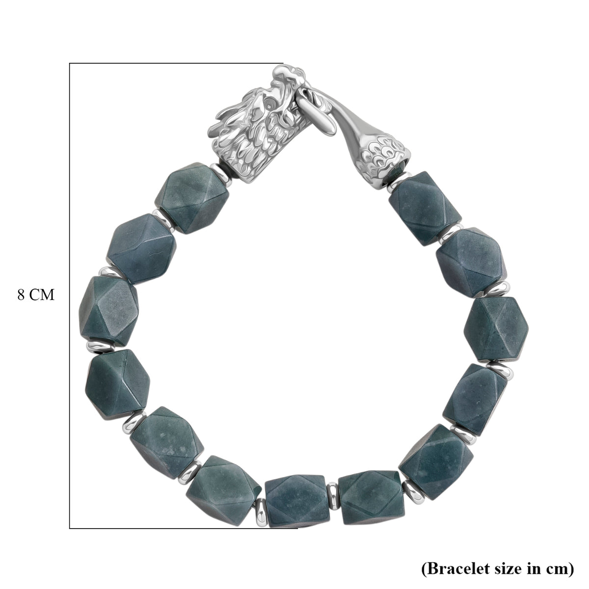 Tucson Preview- Natural Type A Jadeite Bracelet (Size - 7.5) with Dragon Lock 140.00 Ct. V32648081 6