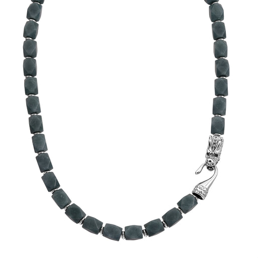 Tucson Preview- Natural Type A Jadeite Necklace (Size - 20) with Dragon Lock 400 Ct._8414785