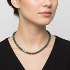 Tucson Preview- Natural Type A Jadeite Necklace (Size - 20) with Dragon Lock 400 Ct._8414785_2