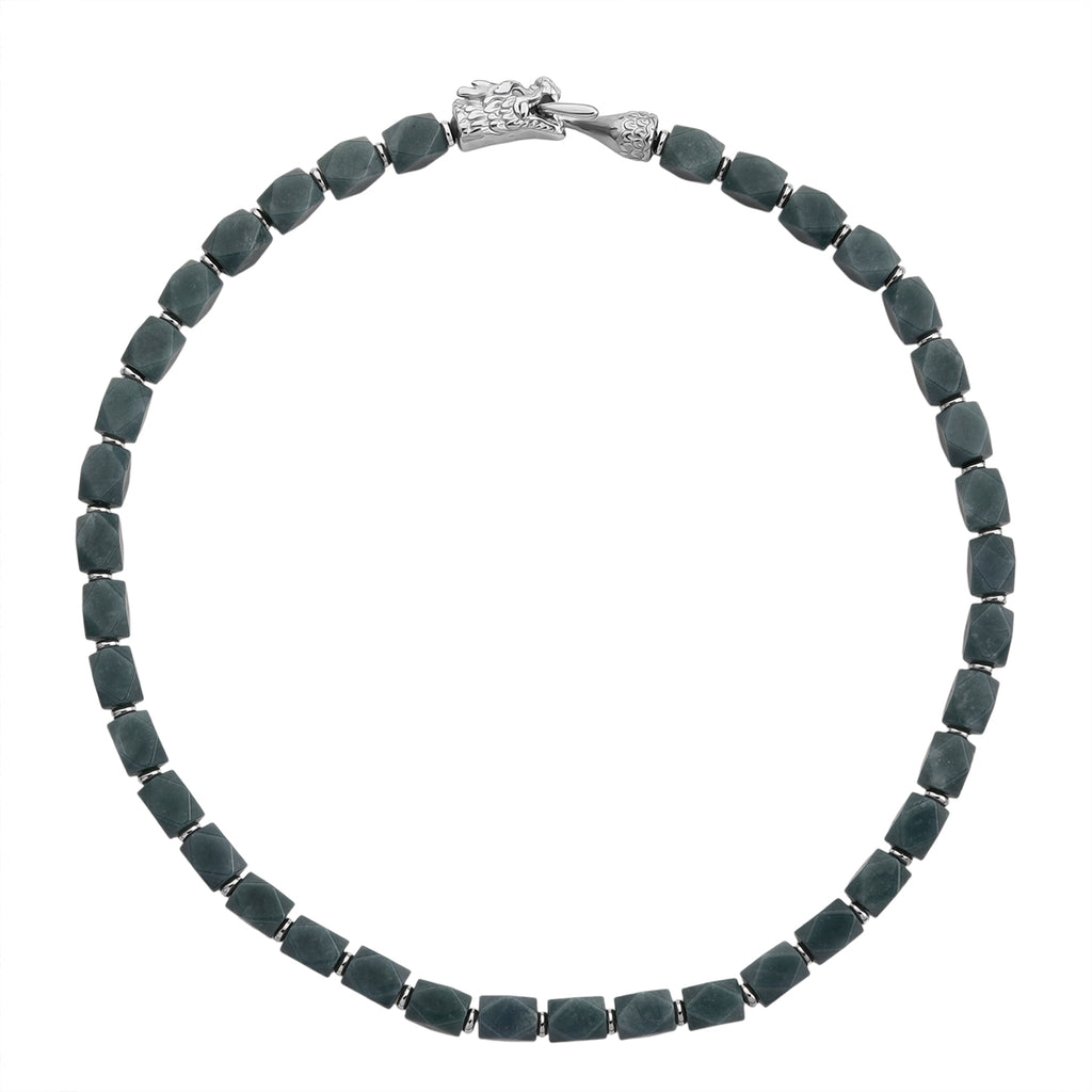 Tucson Preview- Natural Type A Jadeite Necklace (Size - 20) with Dragon Lock 400 Ct._8414785_3