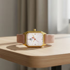 William Hunt London Legacy Lab Grown Diamond (VVS E-F) 5ATM Water Resistancy Watch with Genuine Leather Strap  Swiss Movement- Pink_8414794_1