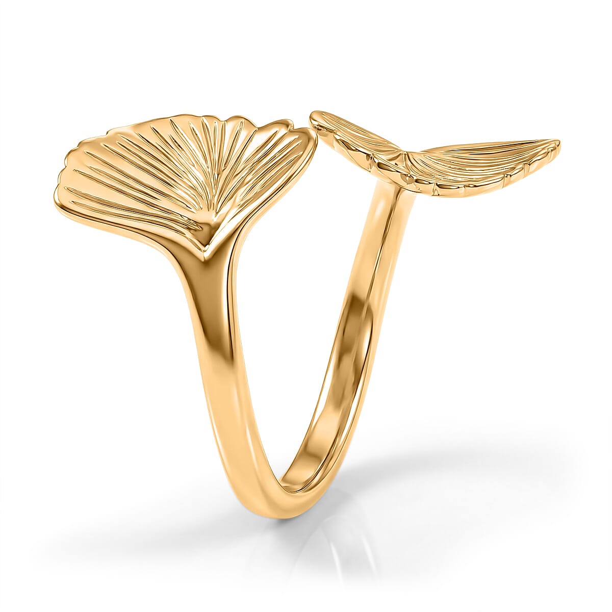 GP - Blue Sapphire Bypass Ring in 18K Vermeil Yellow Gold Plated Sterling Silver 8414797 5