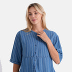 La Marey Super Soft Denim Blouse (Size L, 16-18) - Steel Blue_8414831_4