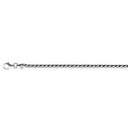 Italian Made- Sterling Silver Box Spiga Necklace (Size - 30) with Lobster Clasp, Silver Wt. 50.64 Gms_8415131
