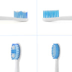 Sonic Toothbrush Replacement Heads Pack of 5 - White Electric Toothbrush Refills (88x68x18mm) - 3 Clean and 2 Sensitive Snap On Brush Heads_8415142_6