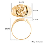 Designer Inspired-  Hand Made 9K Yellow Gold Horse Head Signet Ring_8415333_5