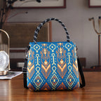 Ethnic Pattern Handbag with Shoulder Strap (130cm) - Multi Colour_8415371_1