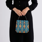Ethnic Pattern Handbag with Shoulder Strap (130cm) - Multi Colour_8415371_3