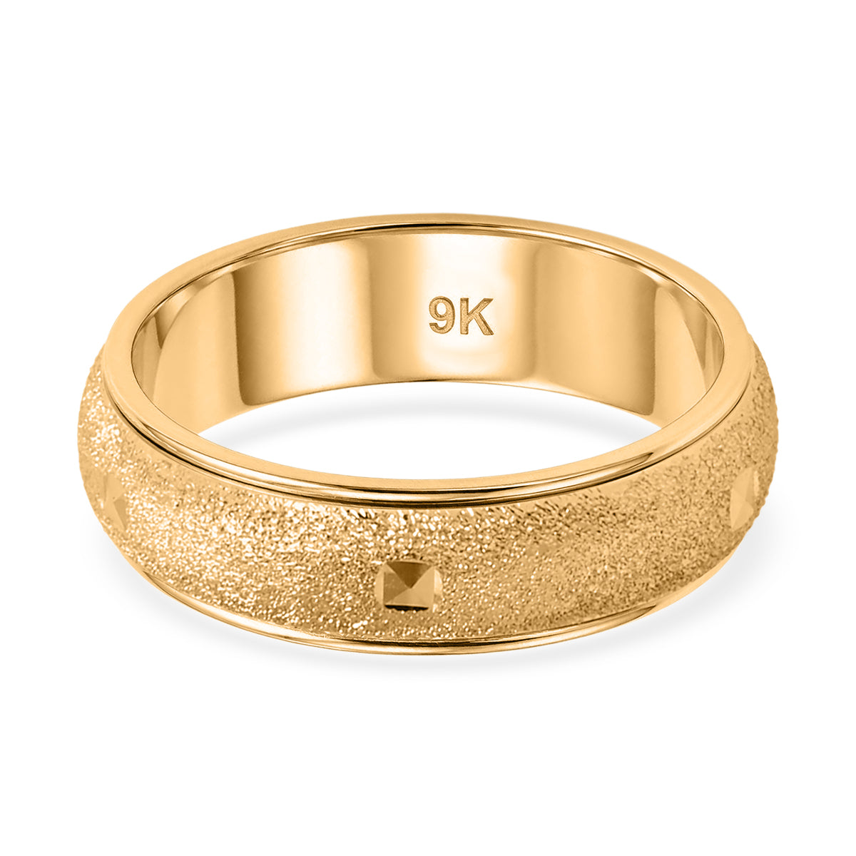 9K Yellow Gold Spinner Band Ring V32571181 0